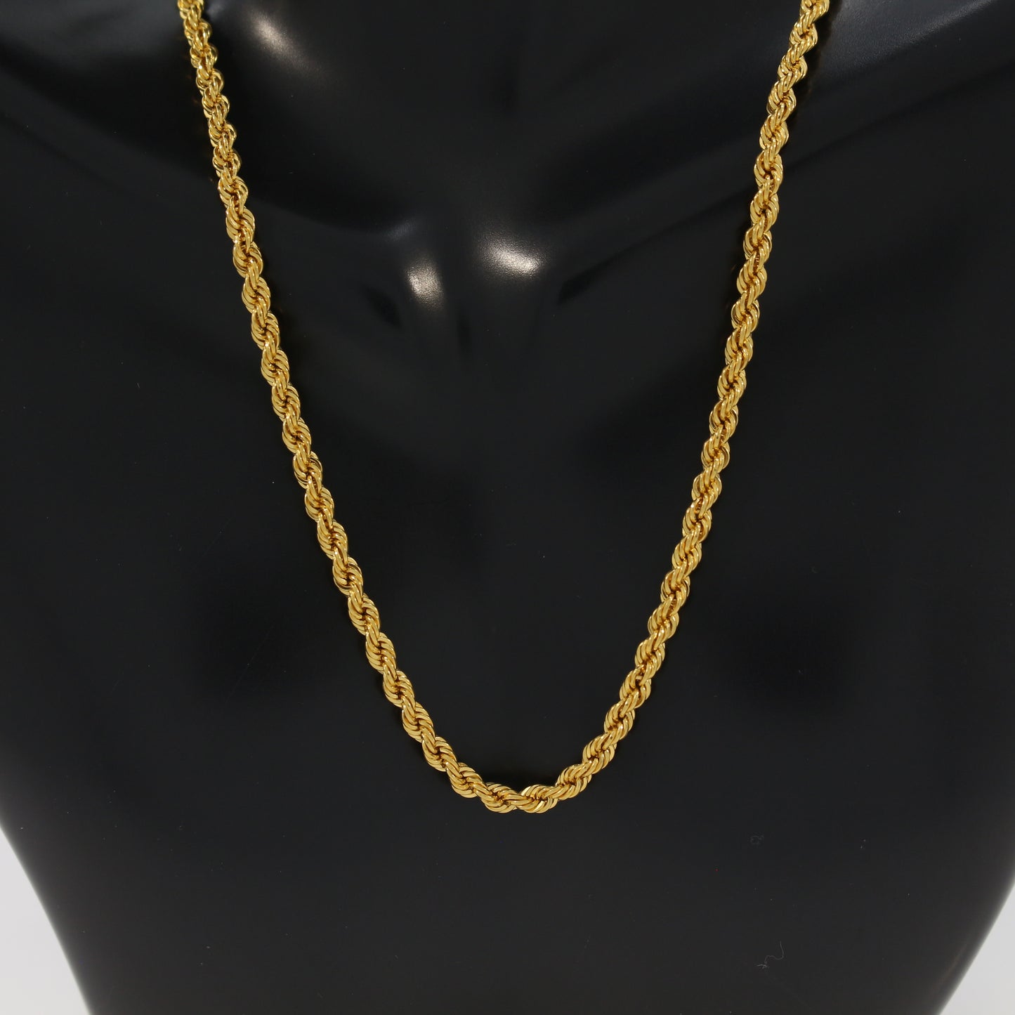 21K Gold Rope Chain (2.6-3.2mm)