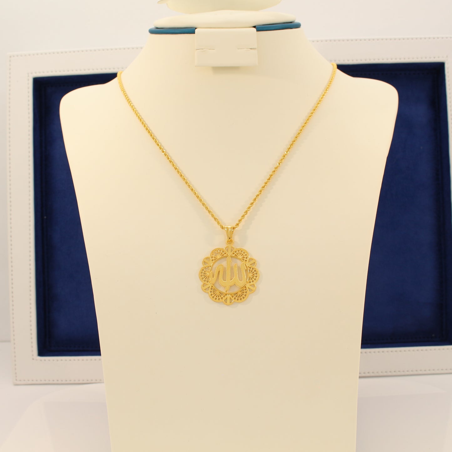 21K Gold Allah Necklace