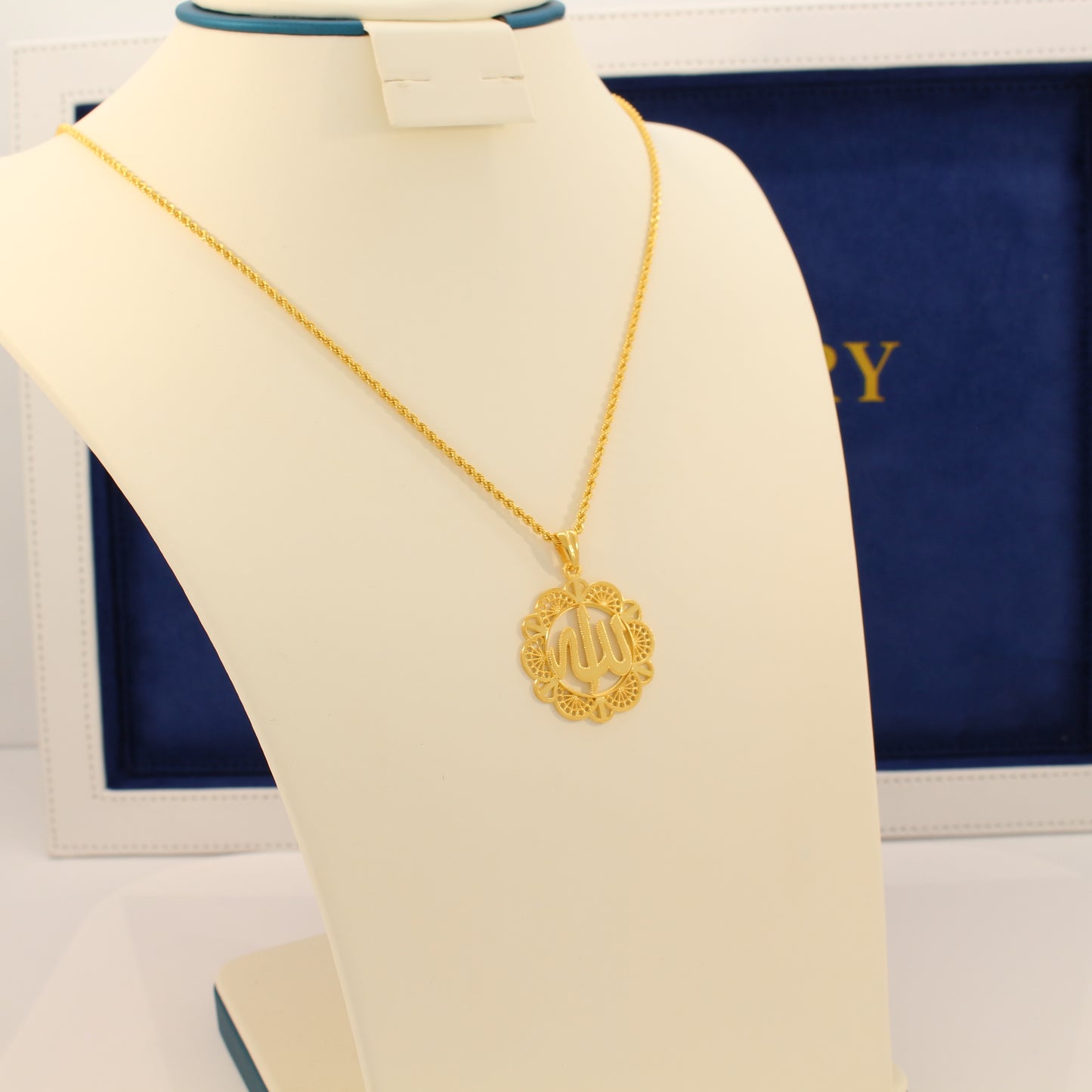 21K Gold Allah Necklace