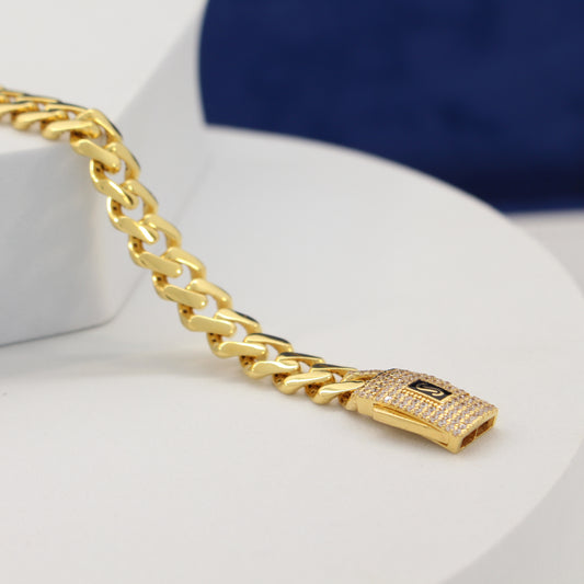 21K Gold Monaco Bracelet