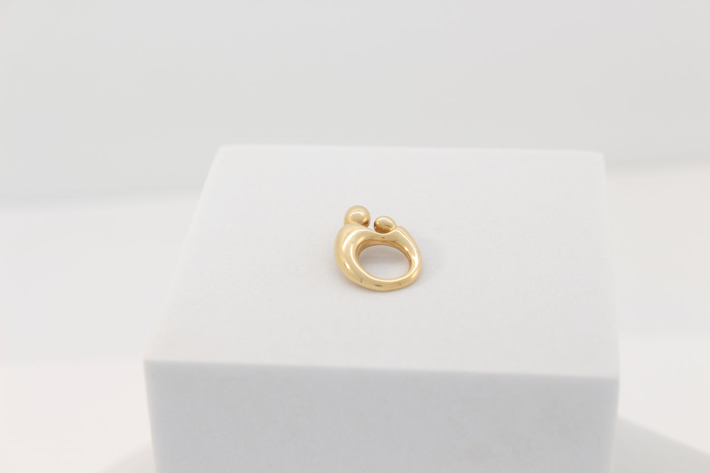 14K Mom & Daughter Pendant