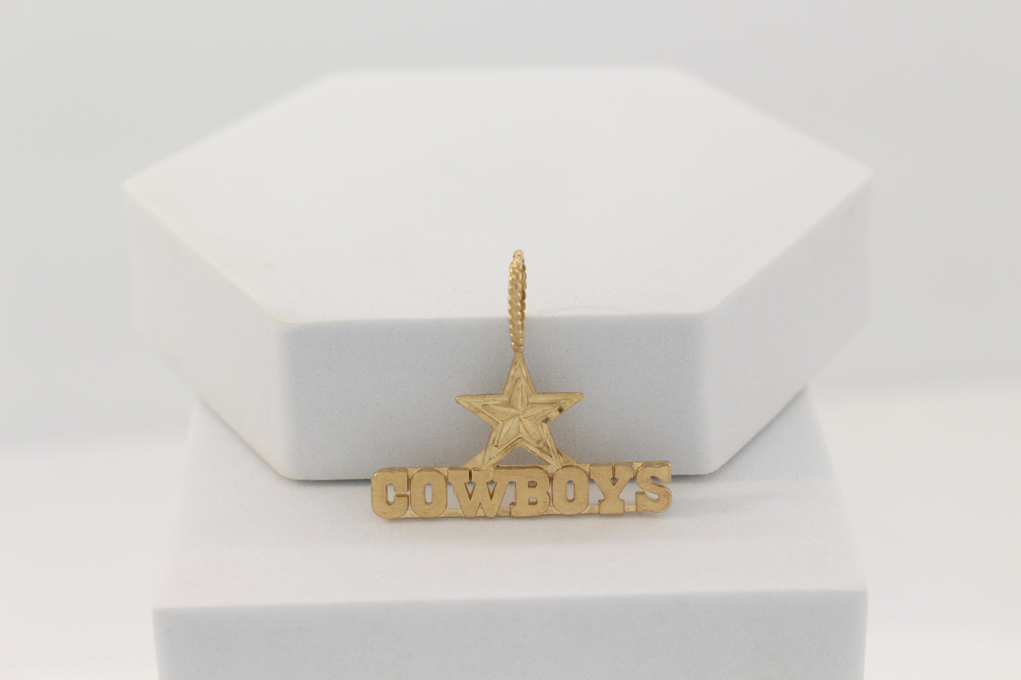 14K Cowboys Pendant