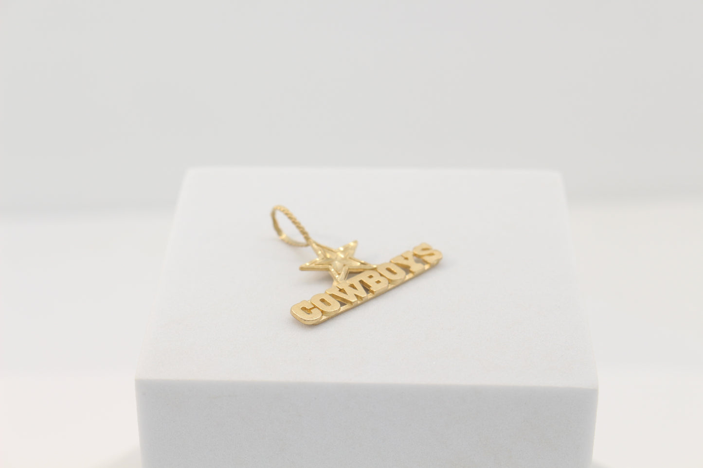14K Cowboys Pendant