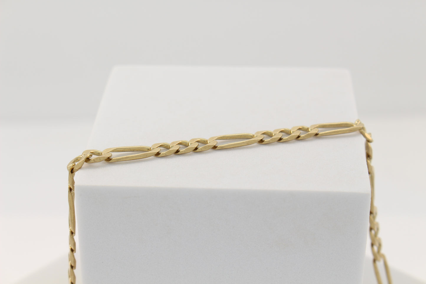 14K Figaro Bracelet