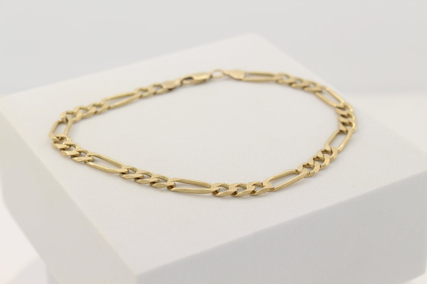 14K Figaro Bracelet