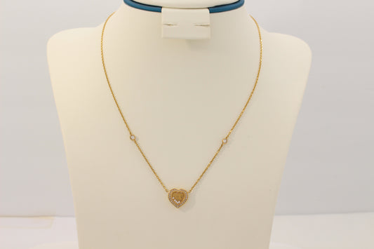 21K Fancy Heart Necklace