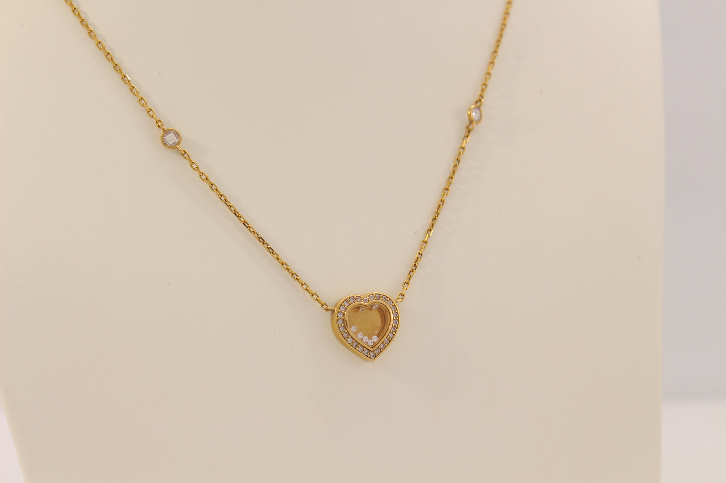 21K Fancy Heart Necklace