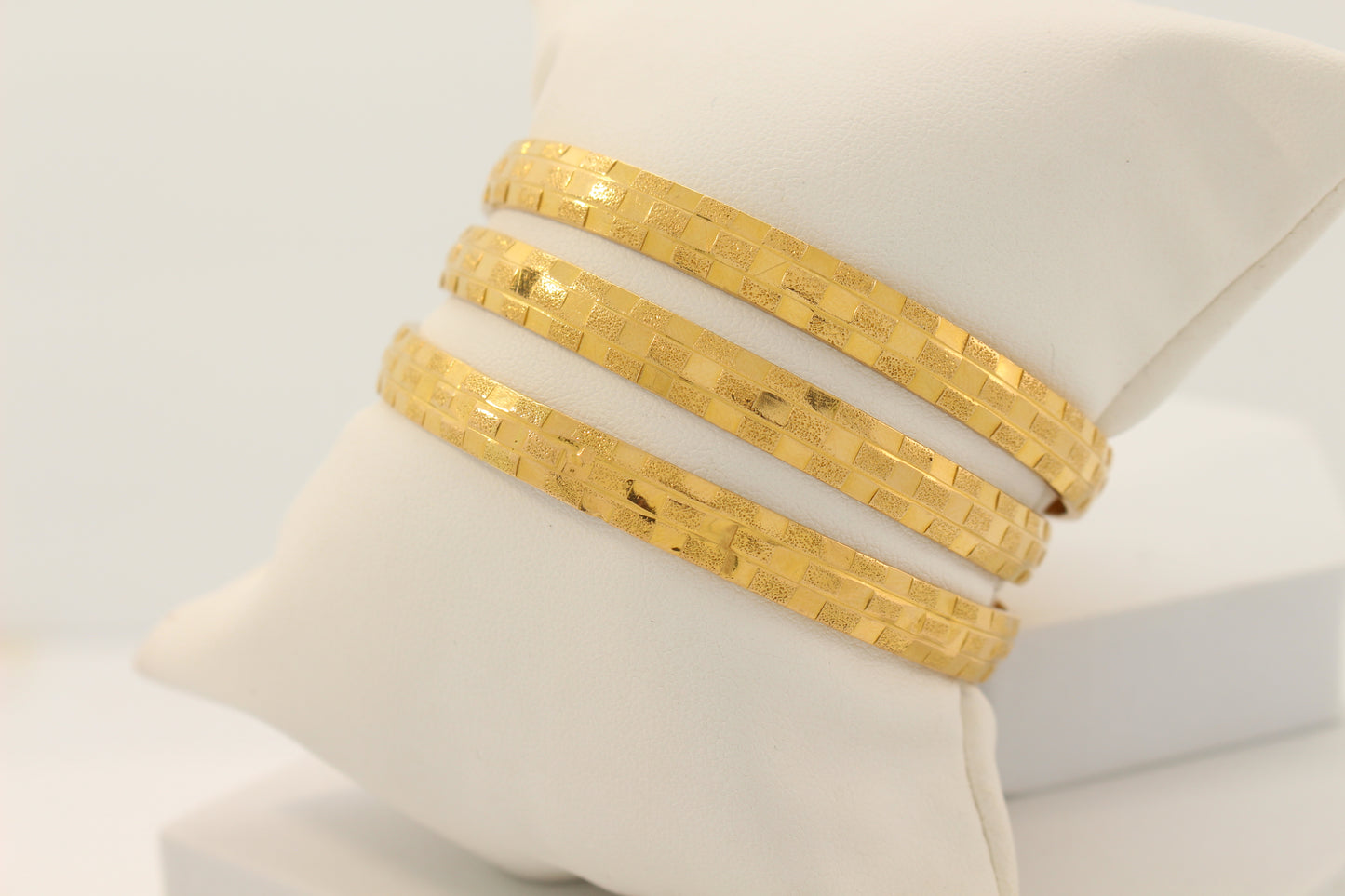 21K Gold Fancy Bangles