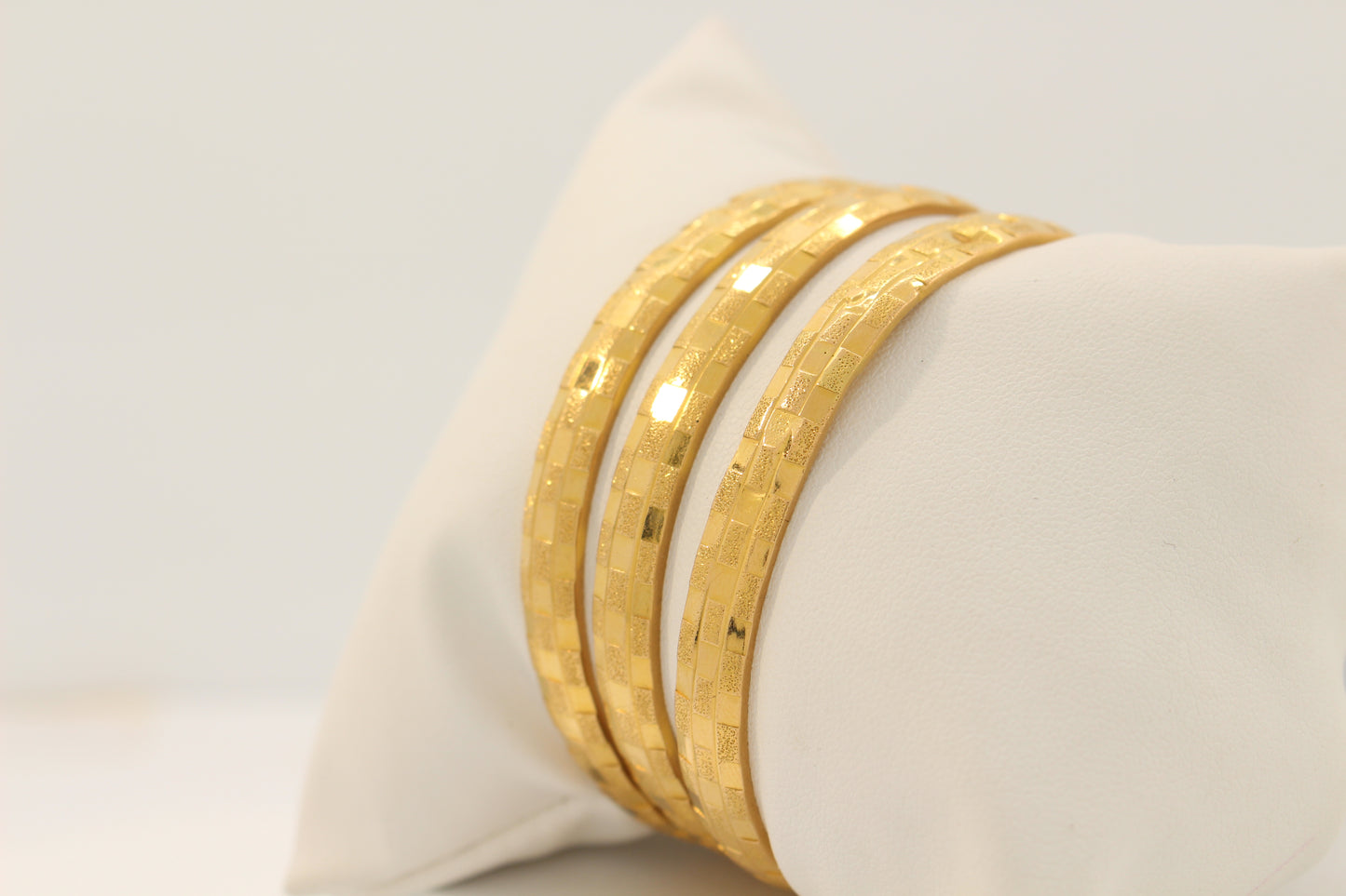 21K Gold Fancy Bangles