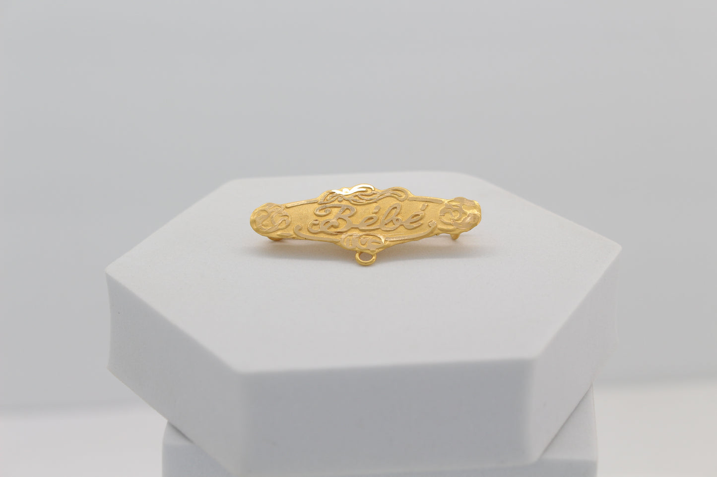 21K Gold "Bebe" Brooch Pin