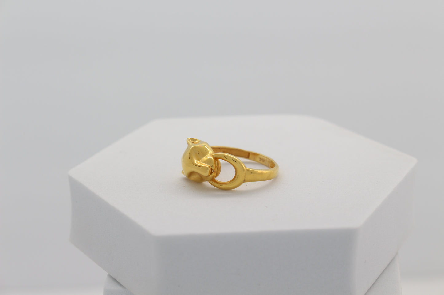 21K Gold Leopard Ring