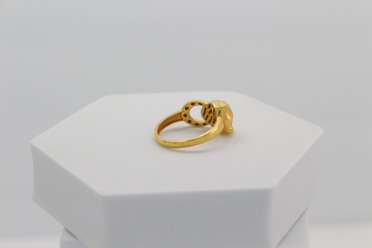21K Gold Leopard Ring