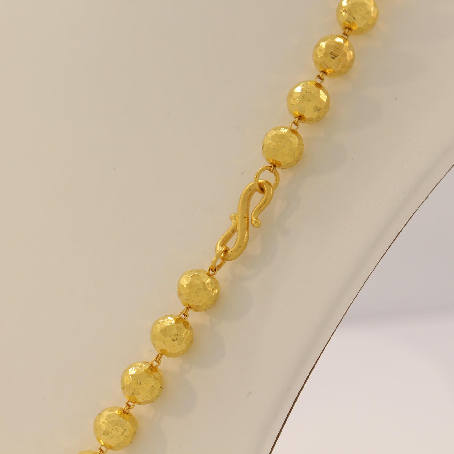 24K 999 Gold Beaded Buddha Necklace
