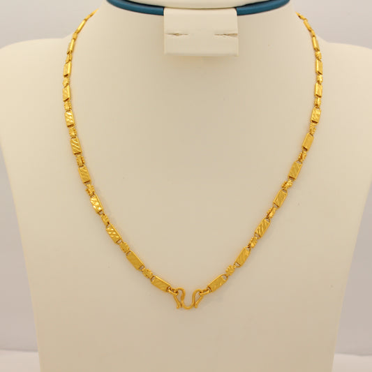 24K 999 Gold Fancy Chain