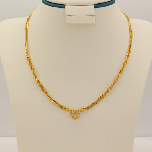 24K 999 Gold Fancy Chain