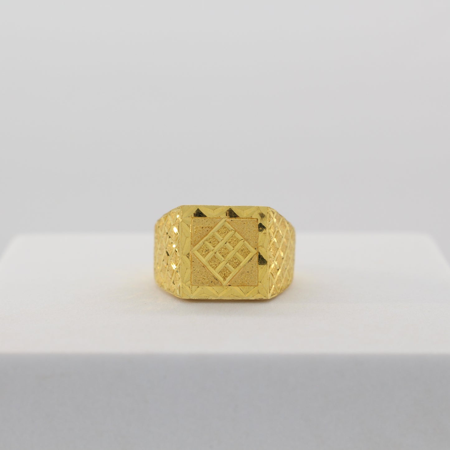 24K 999 Gold Men's Ring