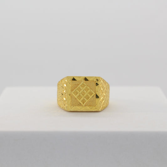 24K 999 Gold Men's Ring