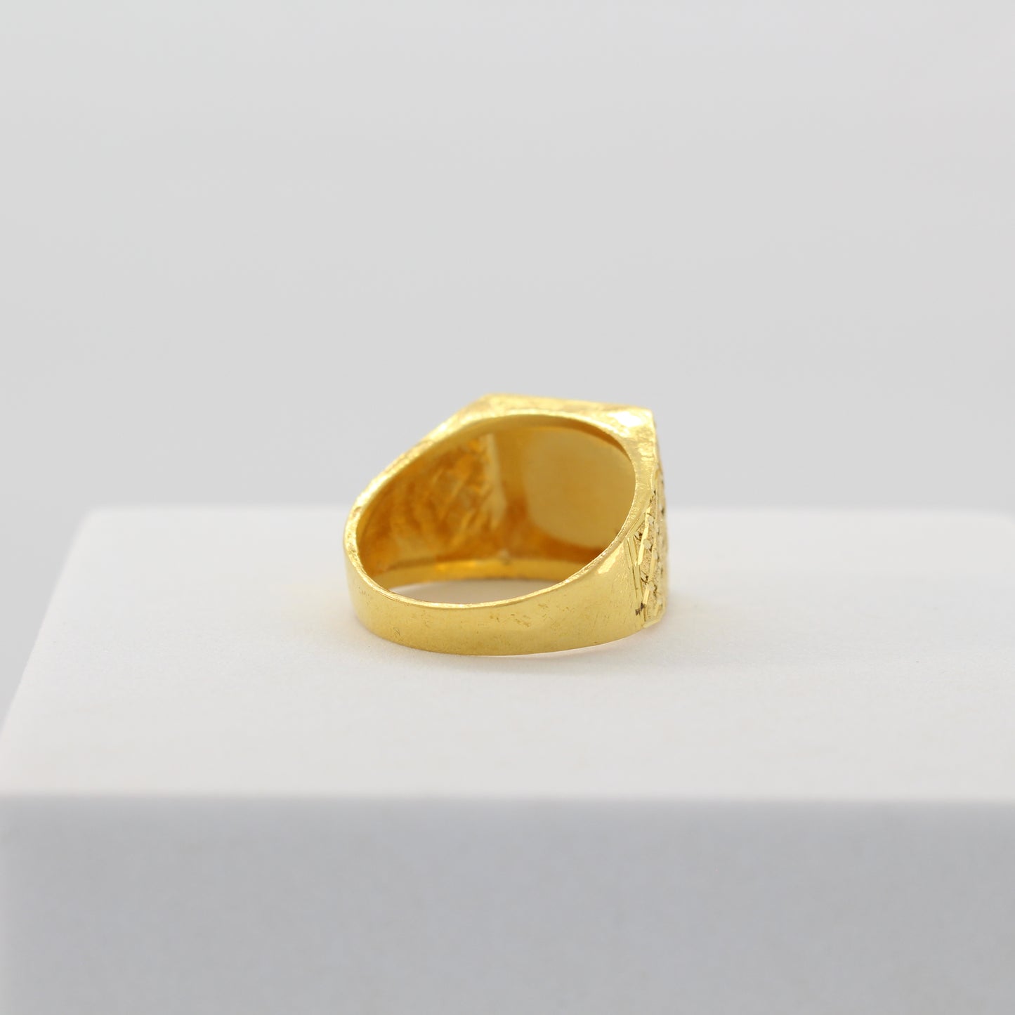 24K 999 Gold Men's Ring