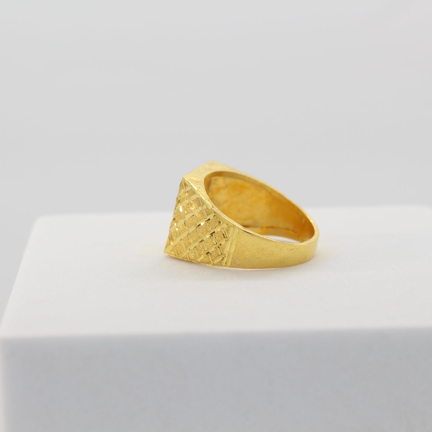 24K 999 Gold Men's Ring