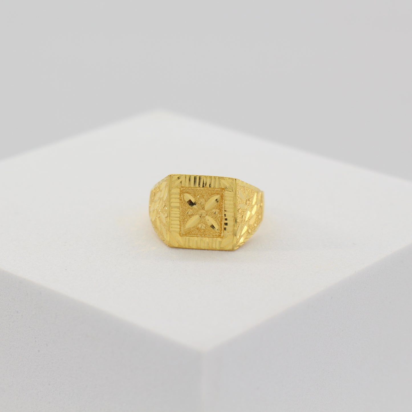 24K 999 Gold Men's Ring