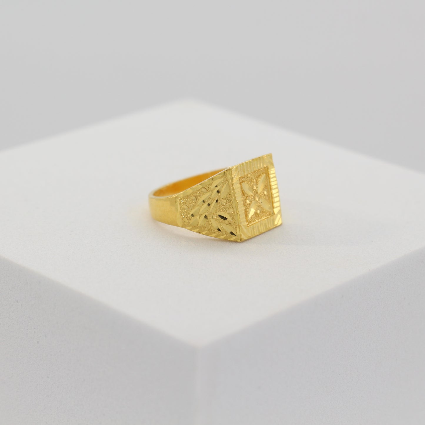 24K 999 Gold Men's Ring