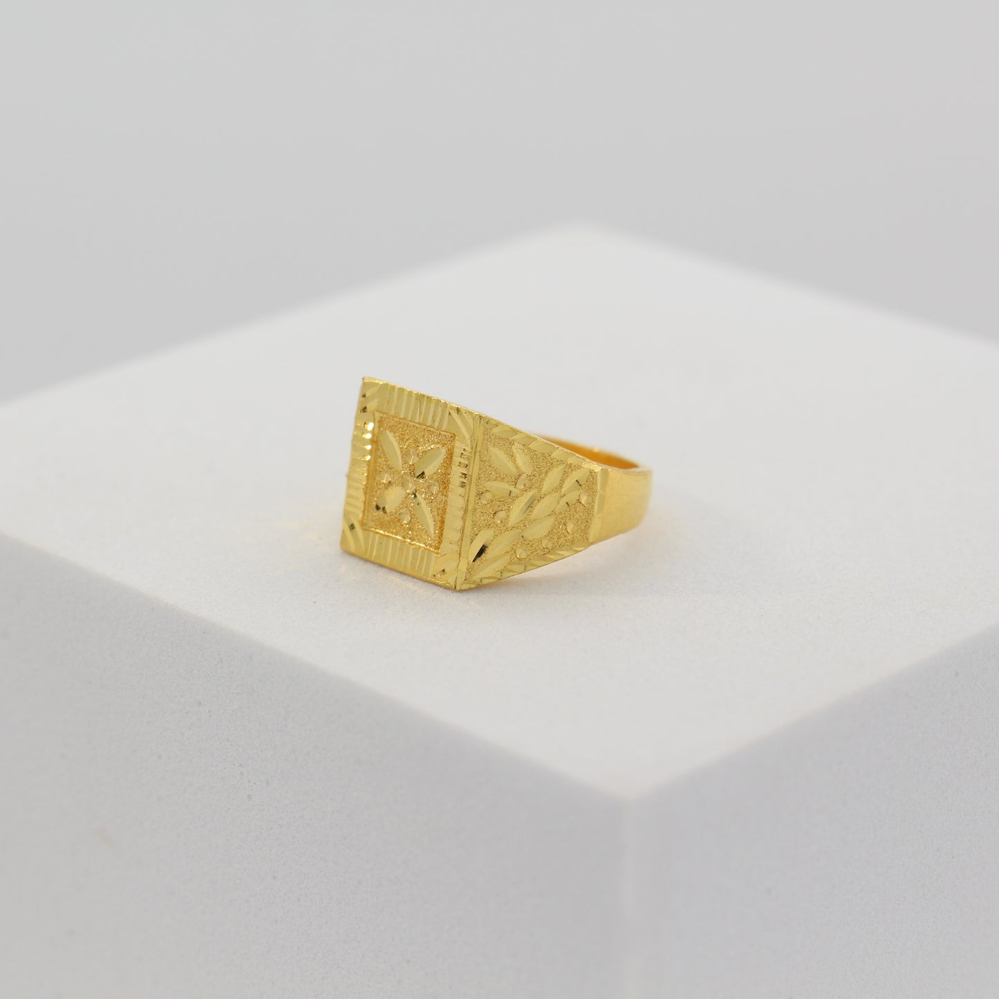 24K 999 Gold Men's Ring