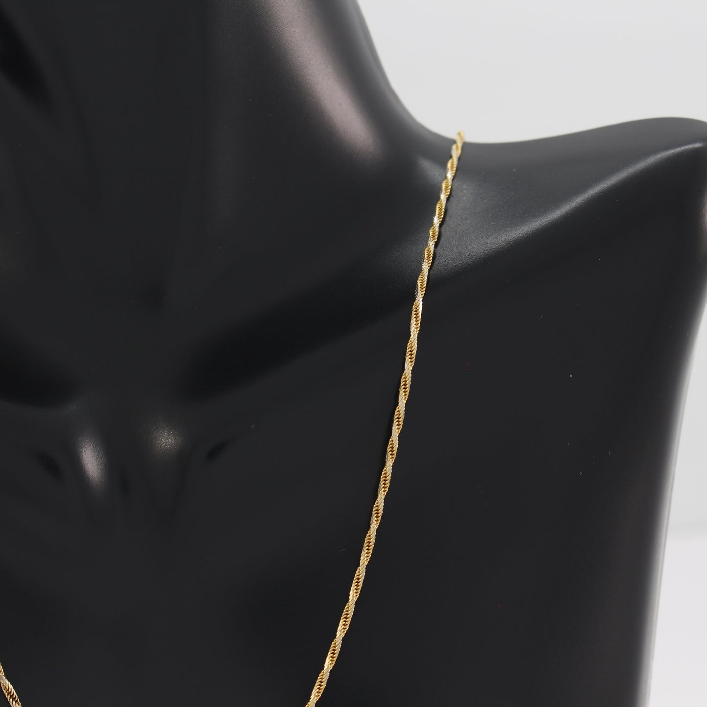 18K 2-Tone Rope Chain