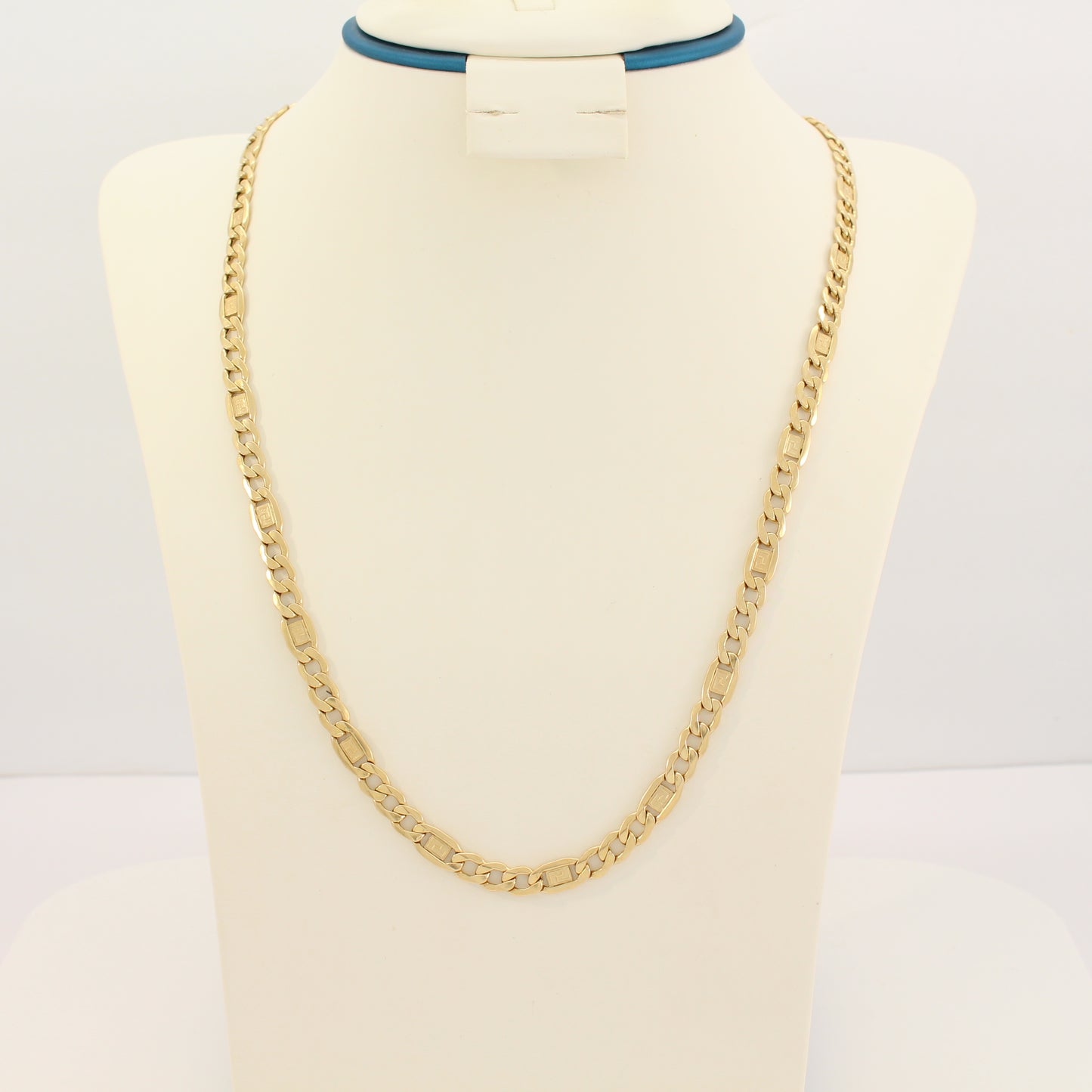 18K Fancy Figaro Chain