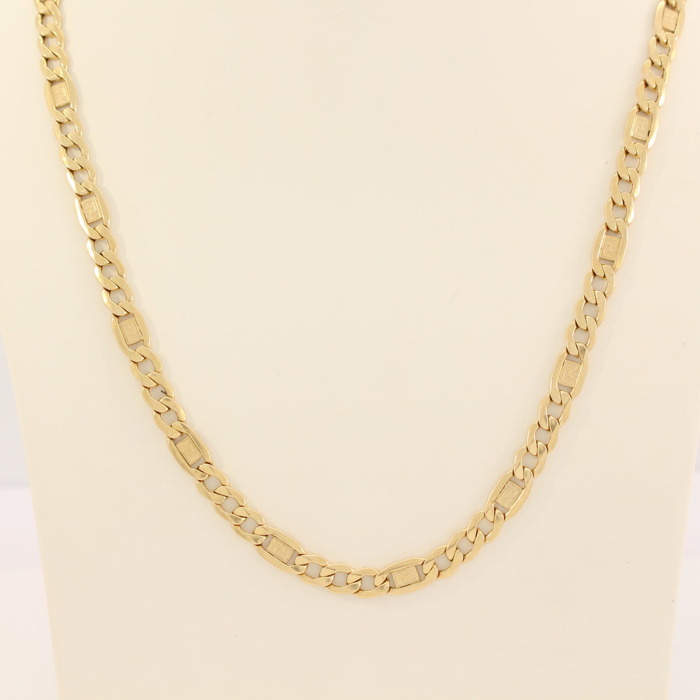 18K Fancy Figaro Chain