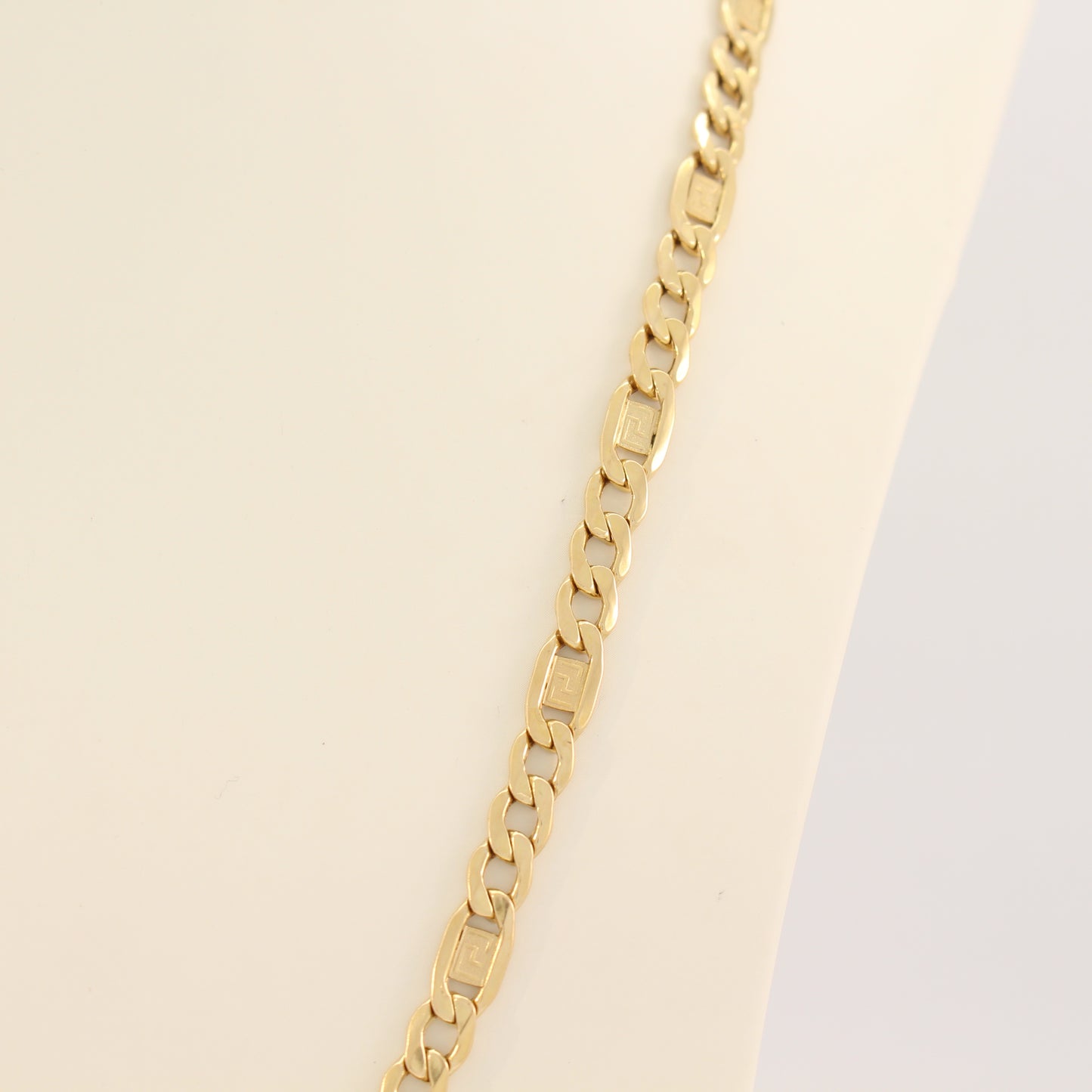 18K Fancy Figaro Chain