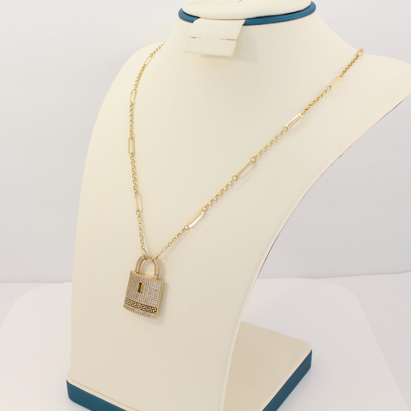 18K Lock Necklace