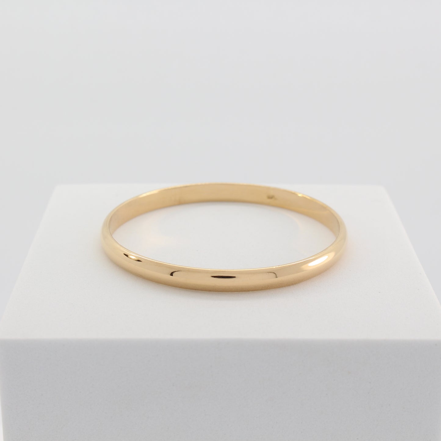 21K Gold Puff Bangle