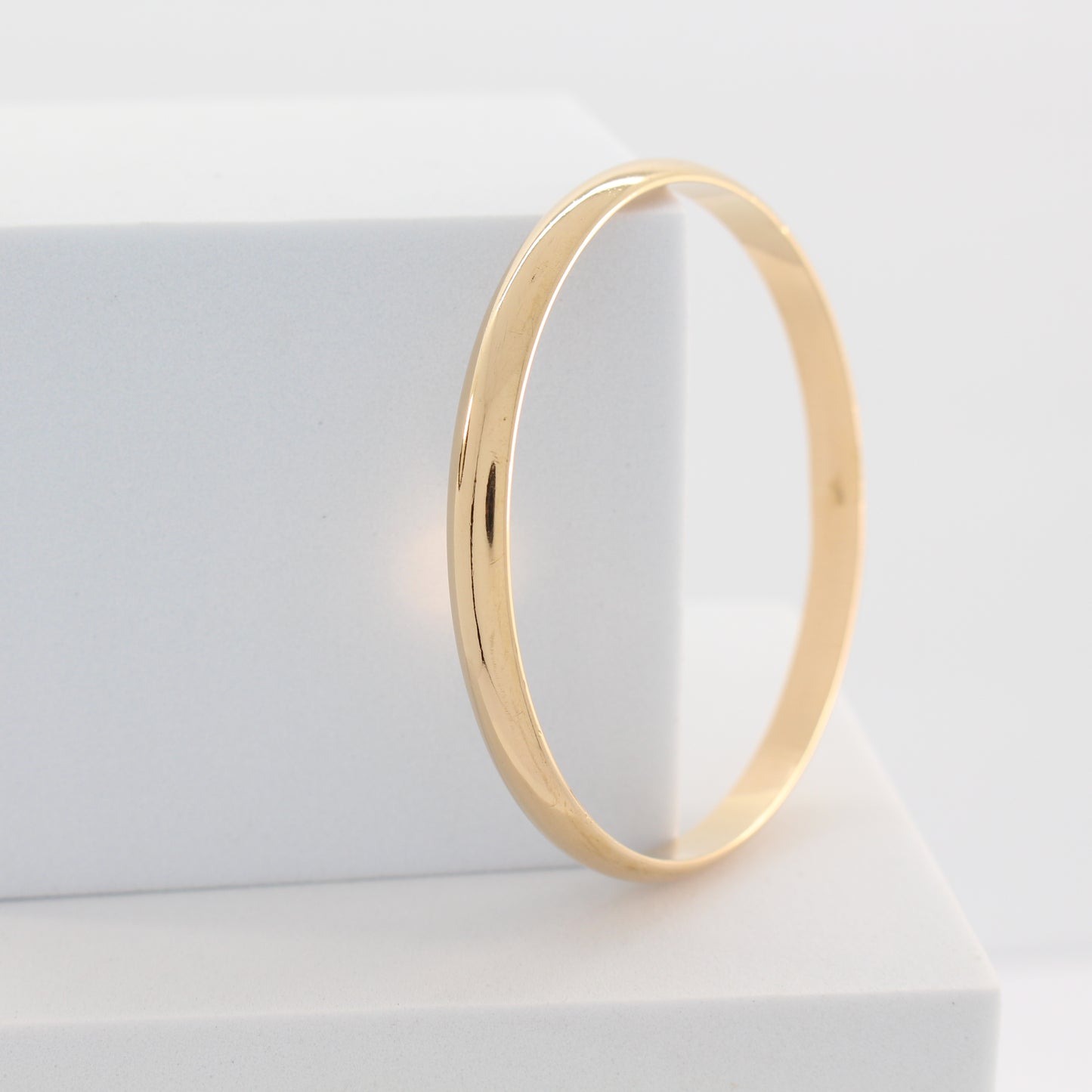 21K Gold Puff Bangle