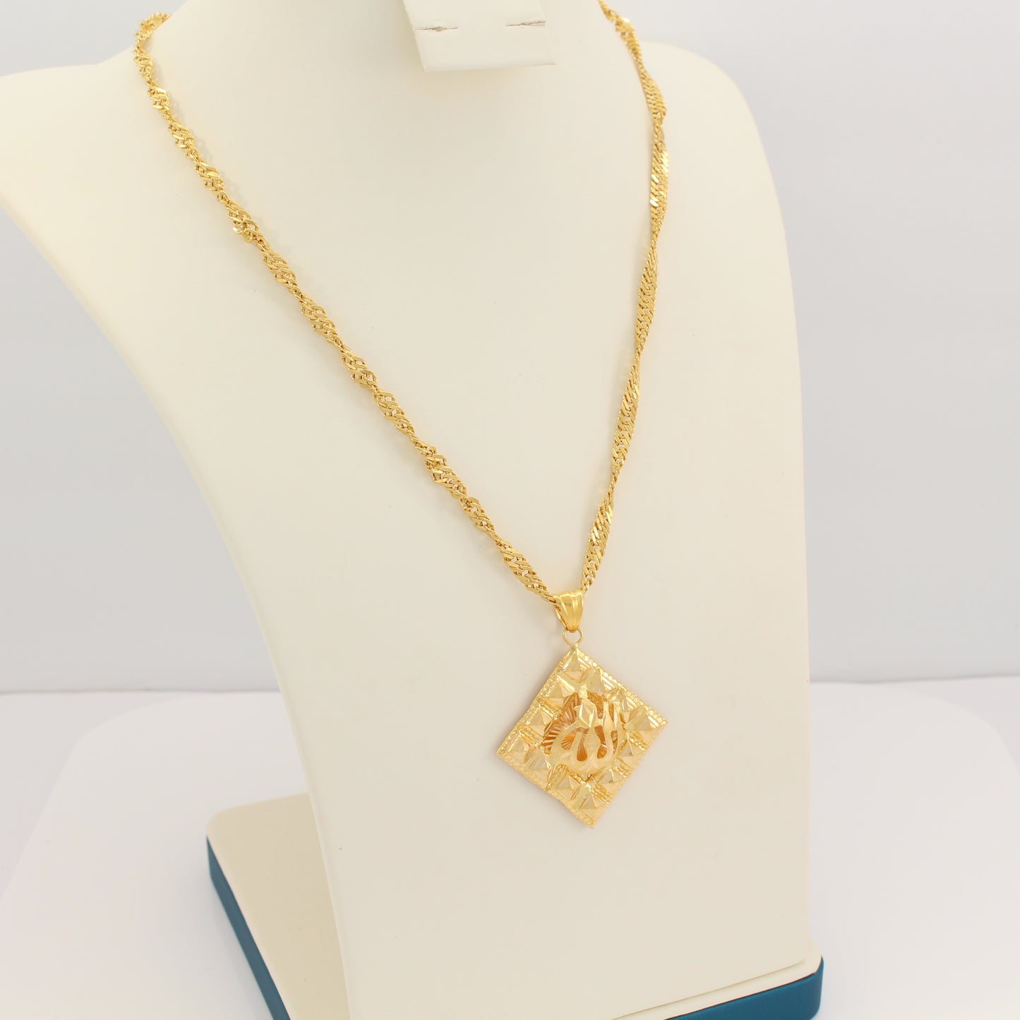 21K Gold Allah Necklace
