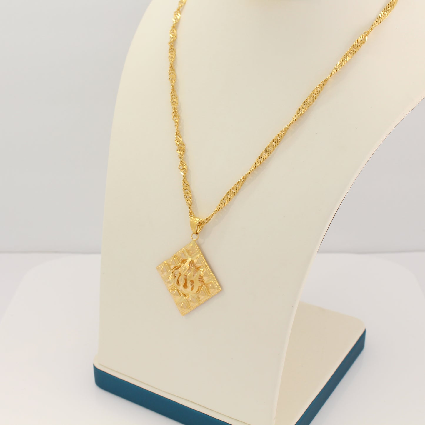 21K Gold Allah Necklace