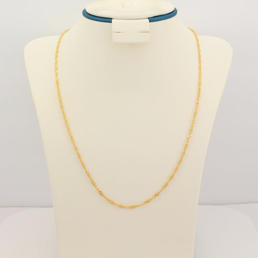 21K Gold Rope Chain