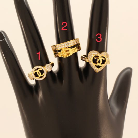 21K Gold Rings Size 6