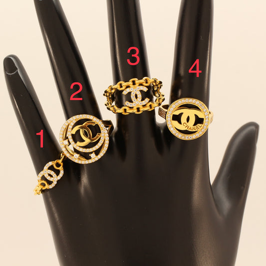 21K Gold Rings Size 6.5