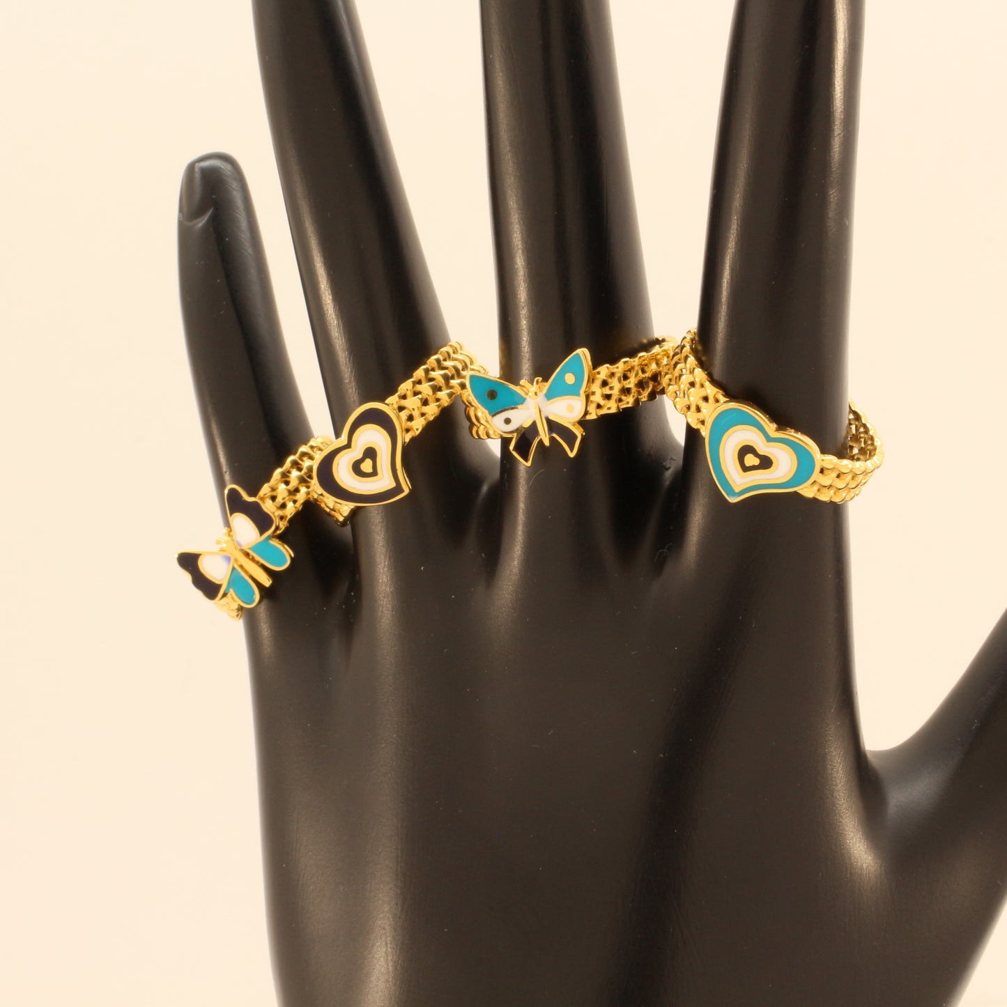 21K Gold Rings Size 8