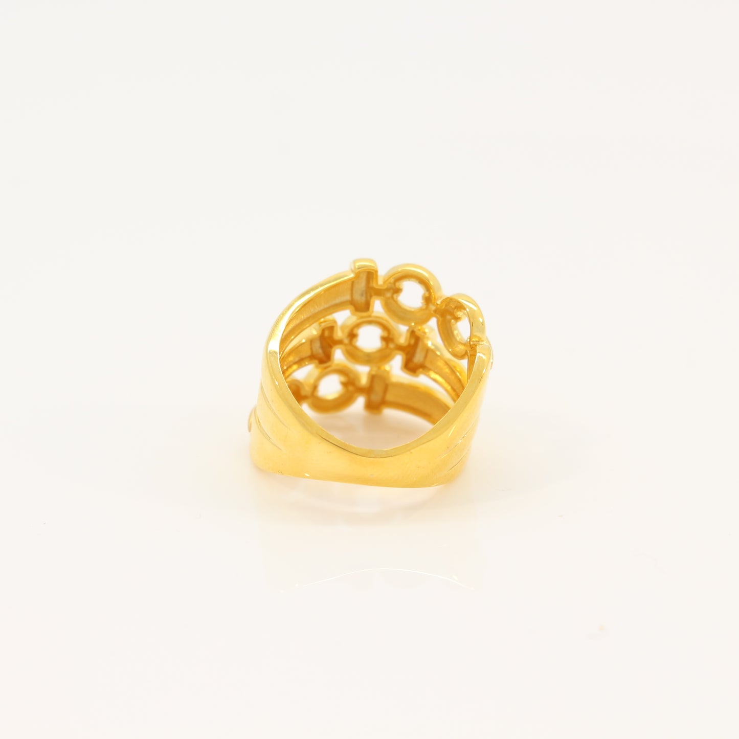 21K Gold Ring (size 6.5/7.5)