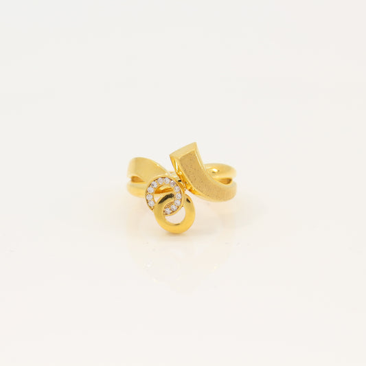 21K Gold Ring (size 7.5)